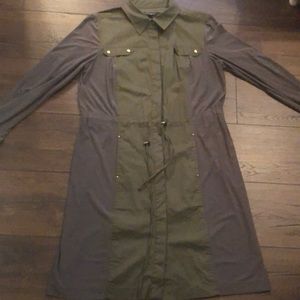 Army fatigues style with long/short sleeve